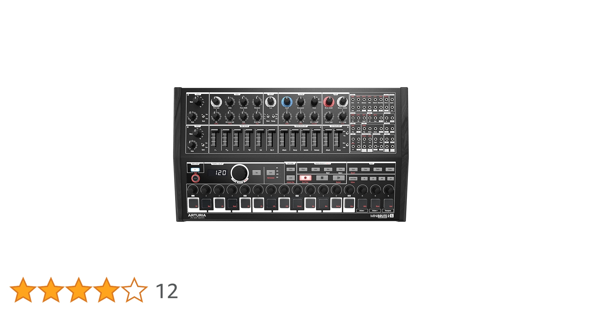 Amazon.co.jp: Arturia MiniBrute 2S セミモジュラーアナログ